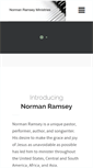 Mobile Screenshot of normanramsey.com