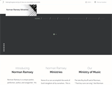 Tablet Screenshot of normanramsey.com